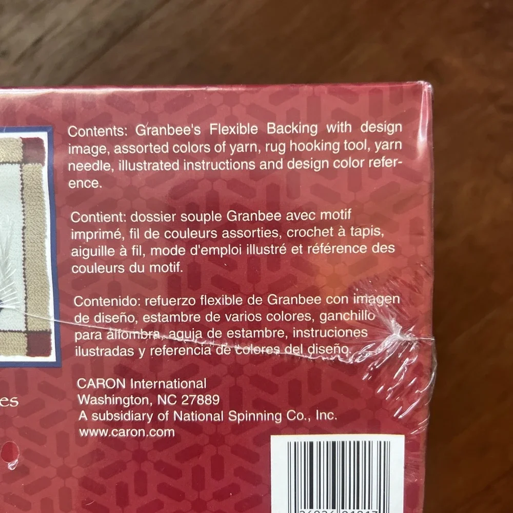 Creations by Caron Rug Hook Kit Basket of Apples #HR0013 18 X 27 NEW Vintage